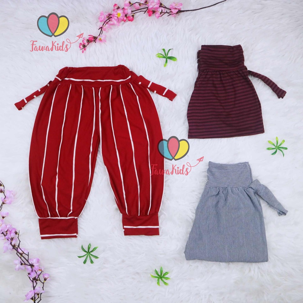 Aladin Salur Uk.3-4 Tahun / Celana Anak Perempuan Motif Murah Panjang Pants Salur