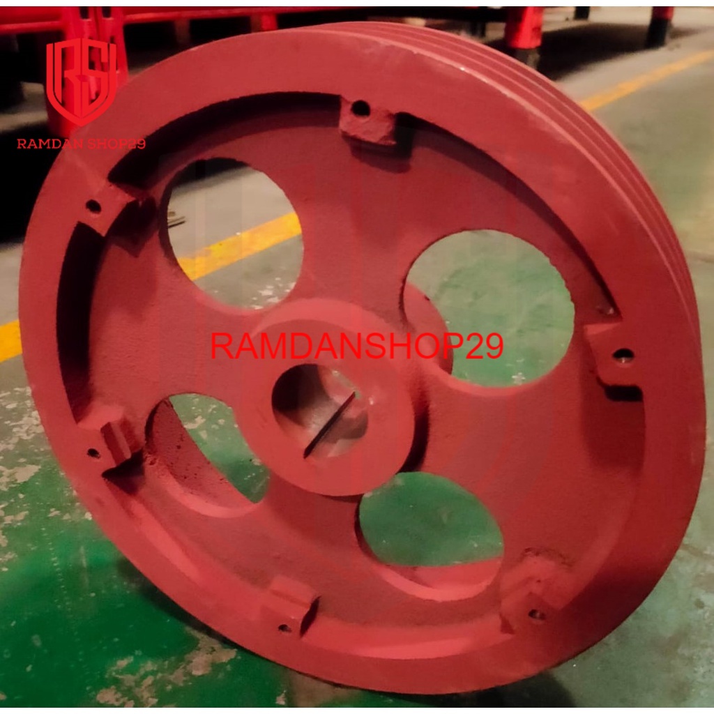 Pulley Bare Fly Wheel Casting kompresor shark atau supershape 10 Hp
