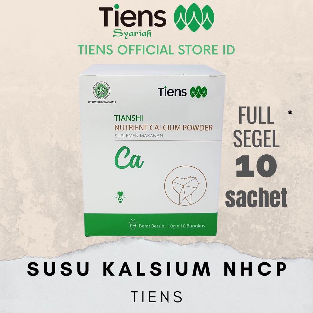 

Peninggi Badan Tiens NHCP Nutrient Kalsium - Tianshi isi 10 ORI - Hyper Grow Susu super grow up