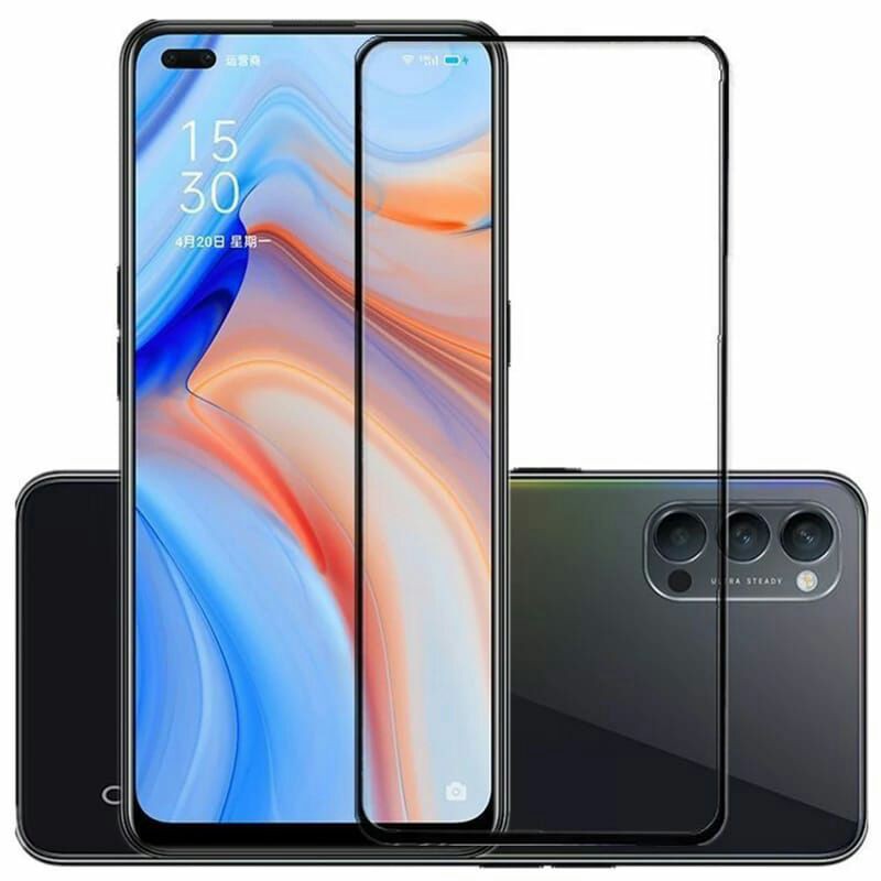 ANTIGORES KACA 9H OPPO RENO4 4G FULL LAYAR BEST QUALITY TEMPERED GLASS