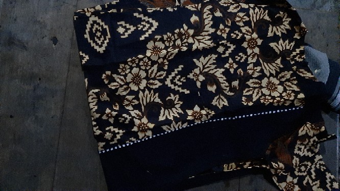 Gamis Batik Sriwedari Maxi Ori Gamis Busui Size Xl Dan Xxl Cm  Asli Pekalongan Resleting Depan