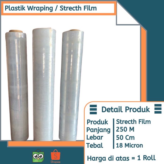

Buruan Stretch Film / Plastik Wraping 50X250M Sale!!!