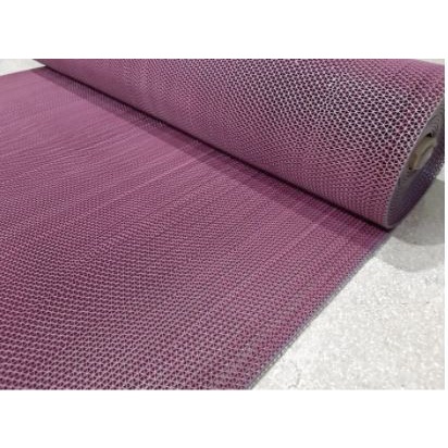 Karpet PVC Kamar Mandi 1m x 1.2m , S Mat, Keset PVC ANTI SLIP-MAGENTA