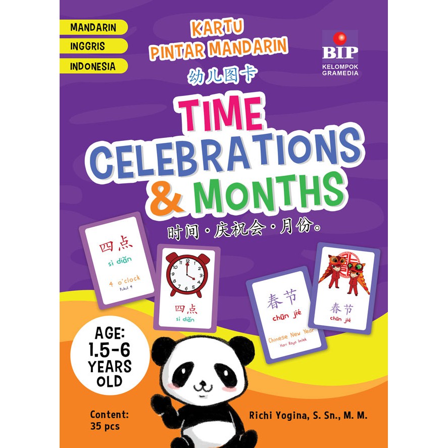 Bip - Kartu Pintar Mandarin : Time Celebrations &amp; Months