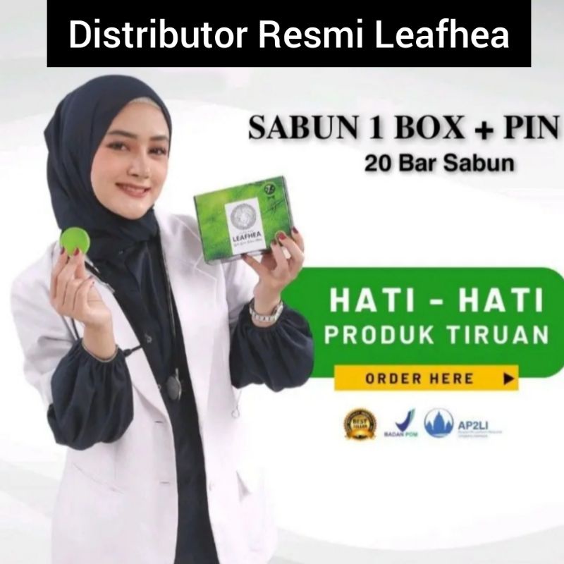 SABUN LEAFHEA 1BOK+PIN||PAKET COMBO LEAFHEA