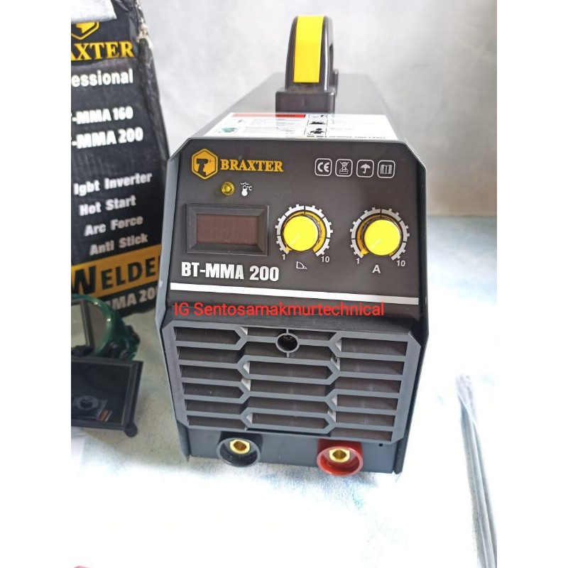 BRAXTER BT MMA 200 Inverter Trafo Las Digital Welding Machine MMA200