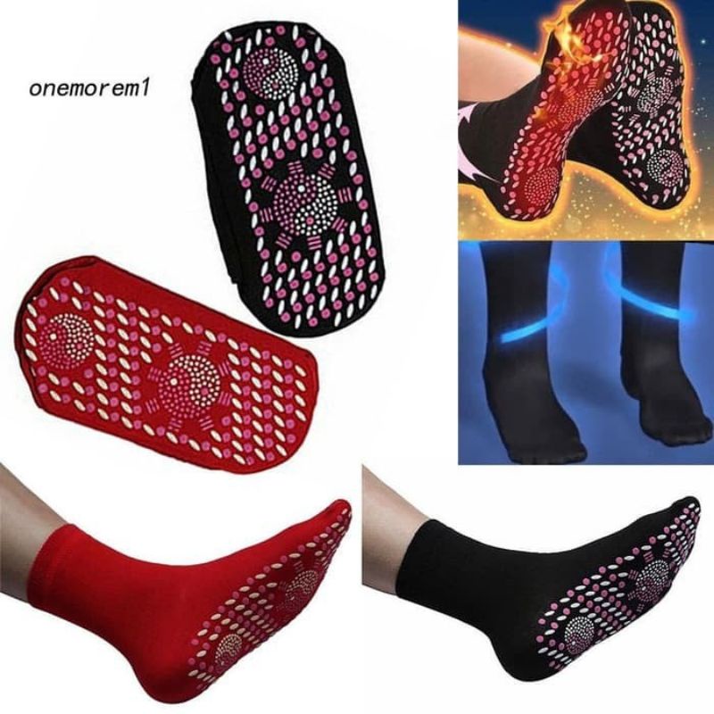 Kaos Kaki Pemanas Kaki / Kaos Kaki Penghangat Kaki / Kaos Kaki Terapi Panas / Kaos Kaki Magnet Terapi Pemanas Penghangat Kaki / Foot Support Tourmaline Magnetic Therapy Socks / Kaos Kaki Musim Dingin / Kaos Kaki Kesehatan / Kaos Kaki Magnetik Turmalin