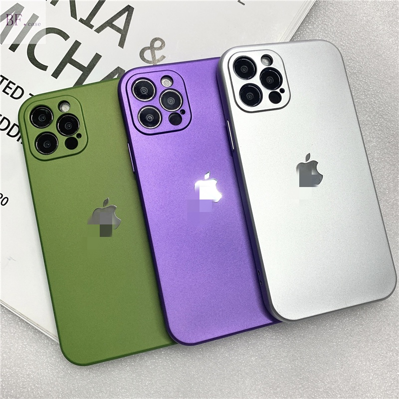 Soft Case Model Semprot Minyak Electroplated Untuk IPhone 11 12 13 Pro Max X XR XS XSMAX 7 8 Plus SE2 2020 11pro 12mini 13mini