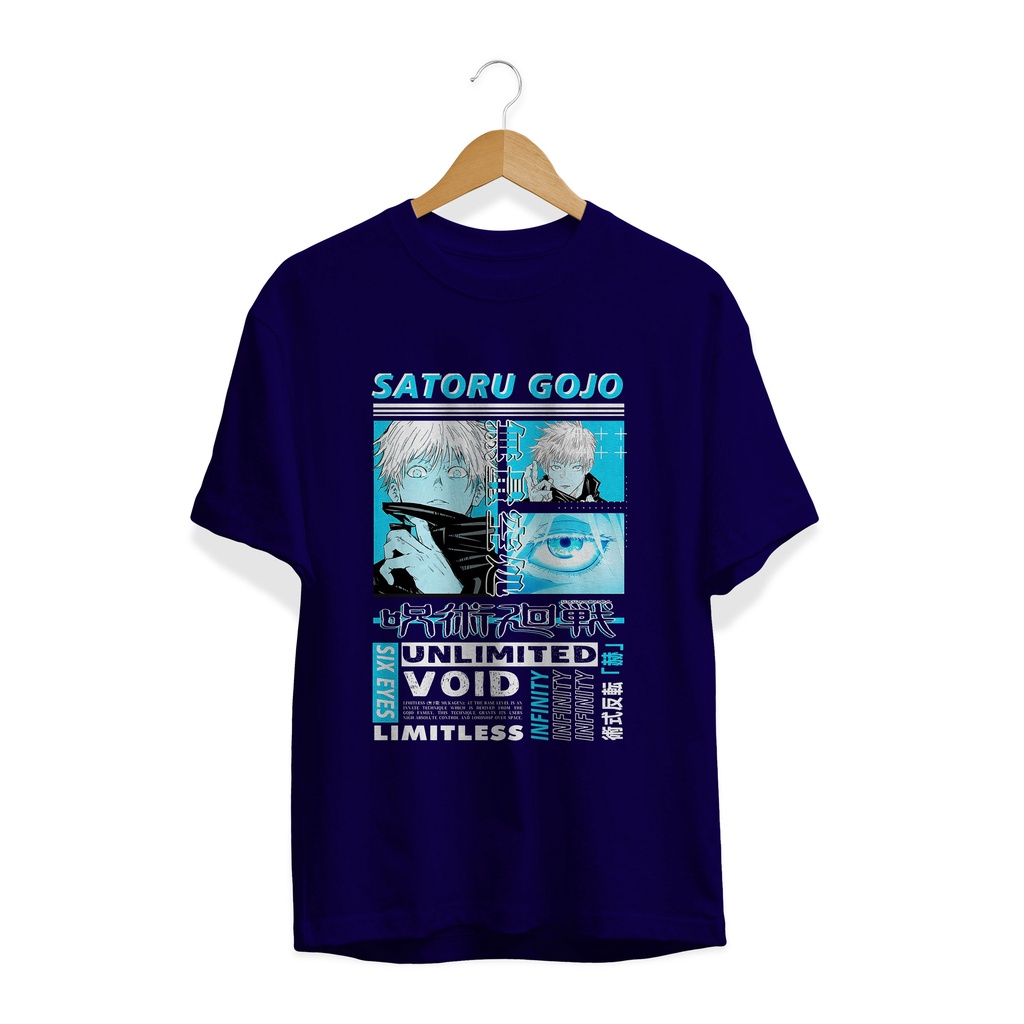 KAOS GOJO SATORU UNLIMITED JUJUTSU KAISEN / T-SHIRT STYLE ANIME