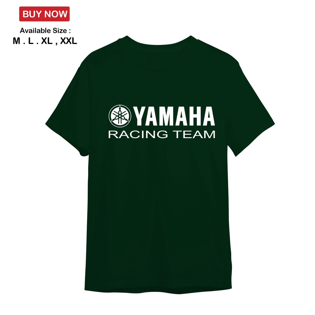 BAJU KAOS YAMAHA RACING TEAM KATUN COMBED 30S TERLARIS