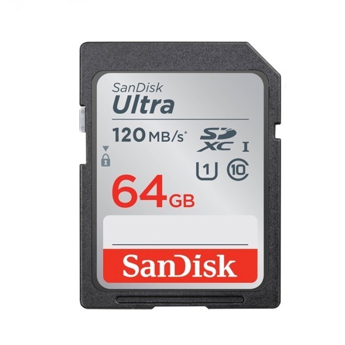 Sandisk Ultra SD Card Speed Up To 120MB/s Original for Kamera - 16GB/32GB/64GB/128GB