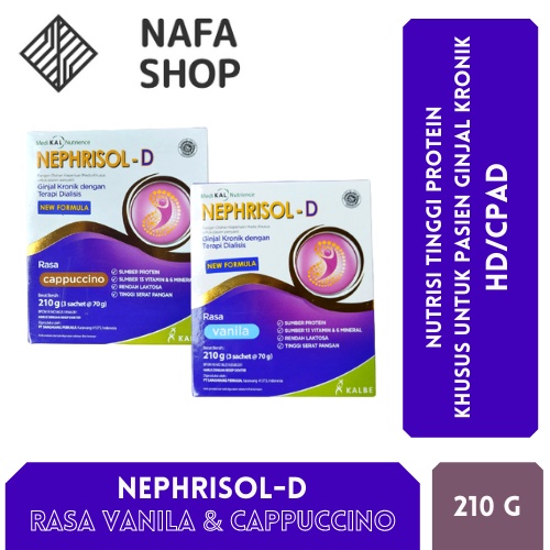 

NEPHRISOL D 210 GRAM RASA VANILA & CAPPUCINO