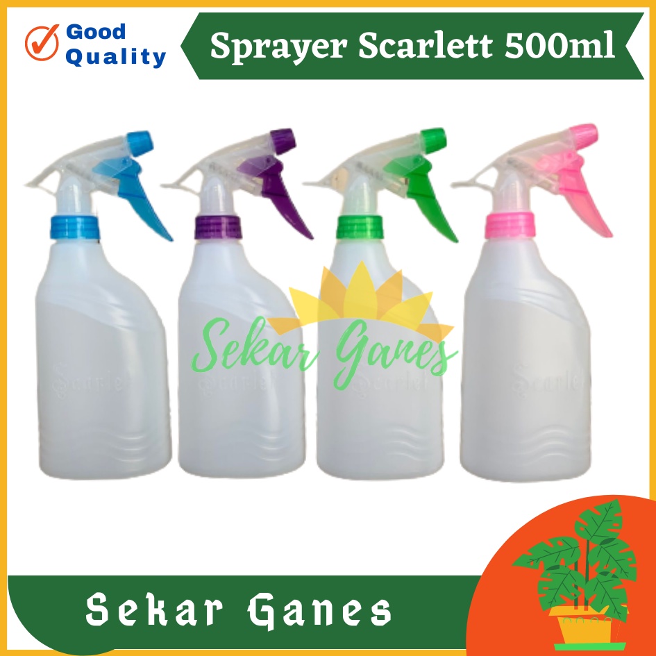 Sprayer Scarlet 500 Ml 1/2 Liter Sprayer Air Disinfektan Tanaman Burung Sprayer Semprotan Serbaguna Manual Swan Gun - SPRAYER BOTOL SEMPROTAN ASENA 500 ML AIR DISINFEKTAN