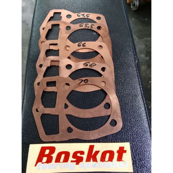 PACKING TEMBAGA PAKING TEMBAGA SILINDER KOP TIGER CYLINDER KOP TIGER CYLINDER HEAD TIGER TEBAL 0,5MM