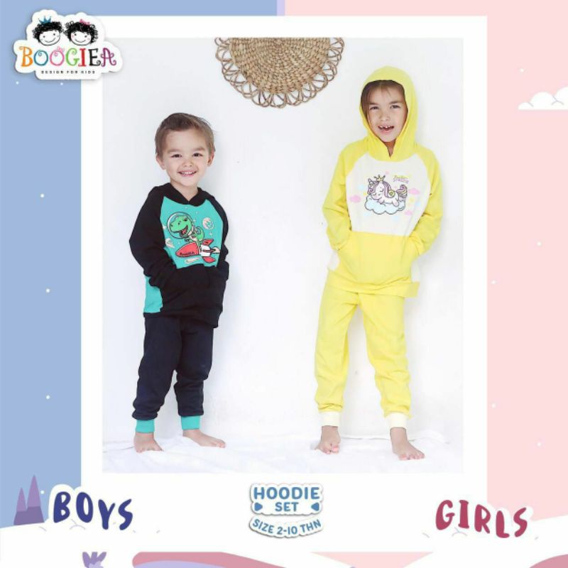 hoodie anak 2-10Th/hoodie by boogiea/setelan hoodie anak