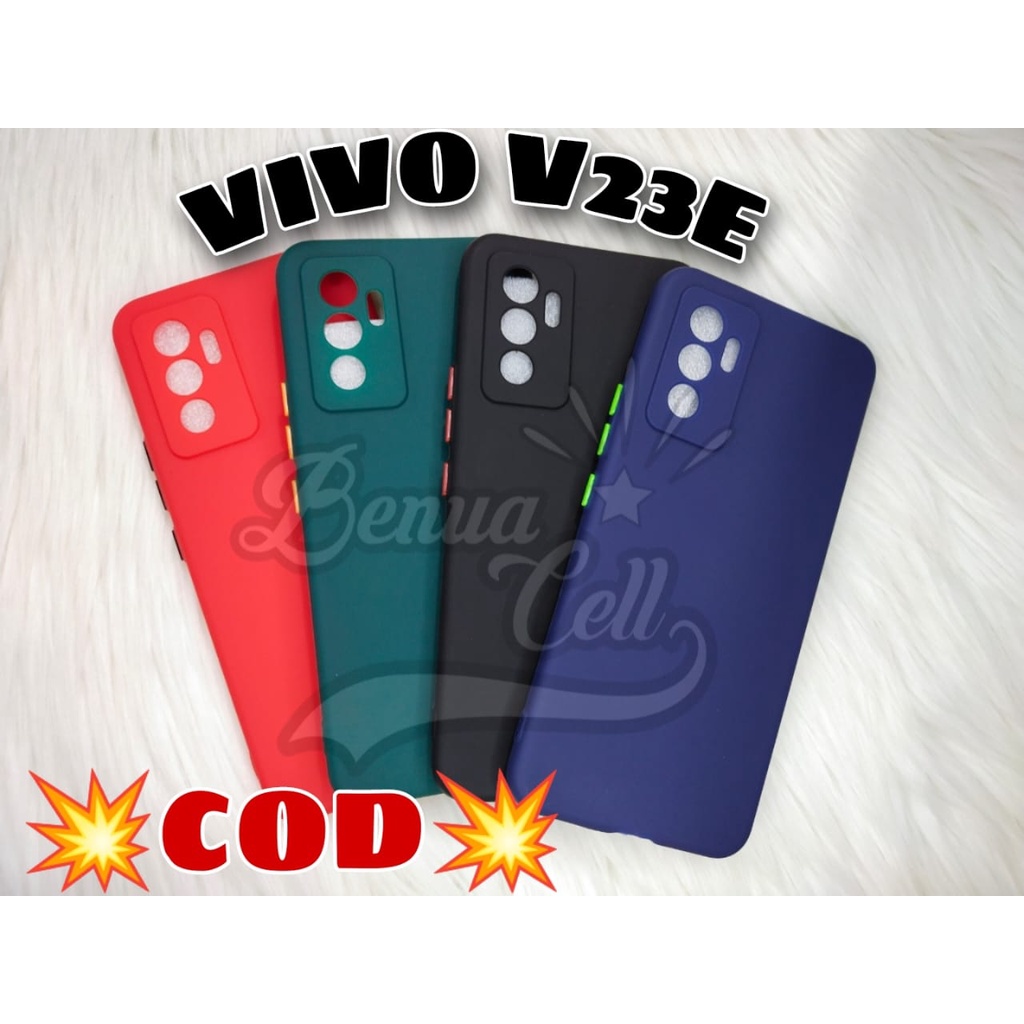 CASE VIVO Y55 -VIVO V15 PRO -VIVO V23E // SOFTCASE PROTECTION MACARON PELINDUNG KAMERA - BD