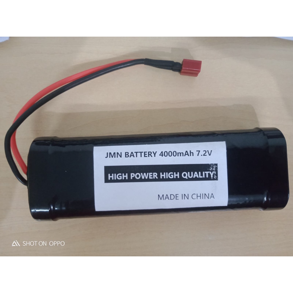 battery NIMH 7.2V 4000mAH soket T for HENG GUAN HG P407 RGT 86100