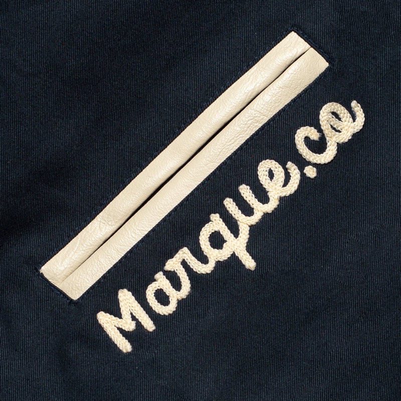 MARQUE.CO BASEBALL VARSITY JACKET - Towel Embordiery, Cotton Twill Material, BASEBALL CHAMP Unisex Jacket