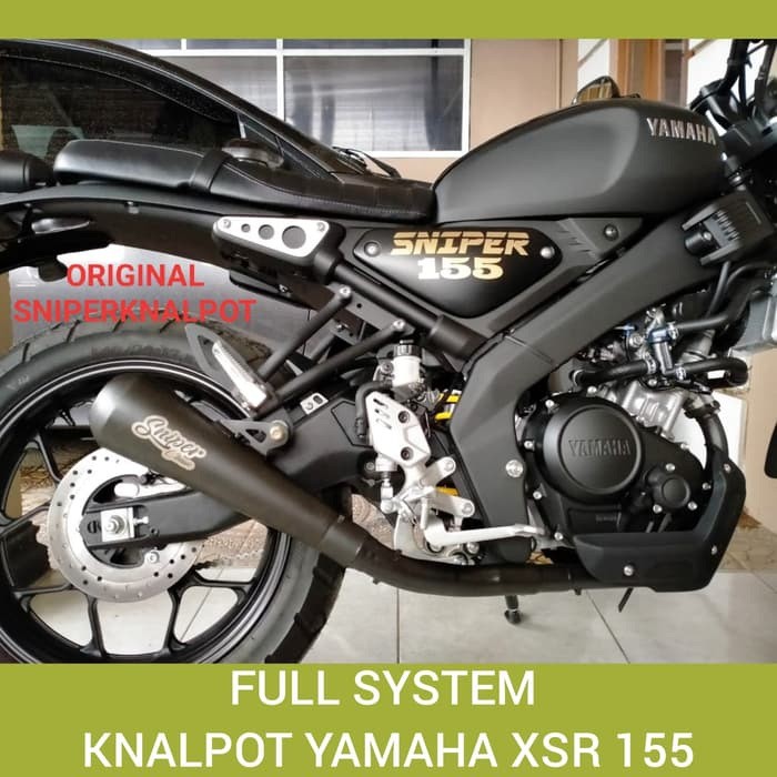 Knalpot Yamaha xsr 155 xsr155 Bass Blarr