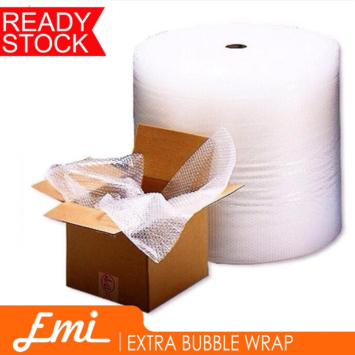 EXTRA BUBBLE WRAP DAN KARDUS PACKING PLASTIK BUBBLE