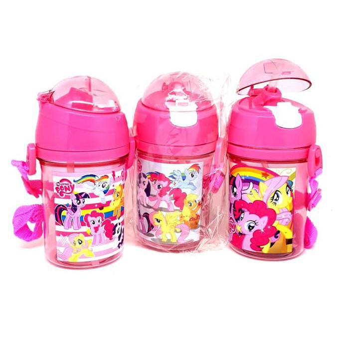 Botol Minum Pendek Tali Selempang Termos Anak Sekolah