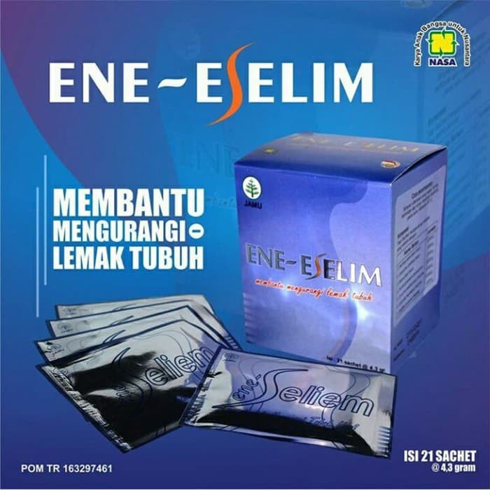 ENE-ESLIM Obat Herbal Pelangsing Alami Terbaik Original NASA BPOM