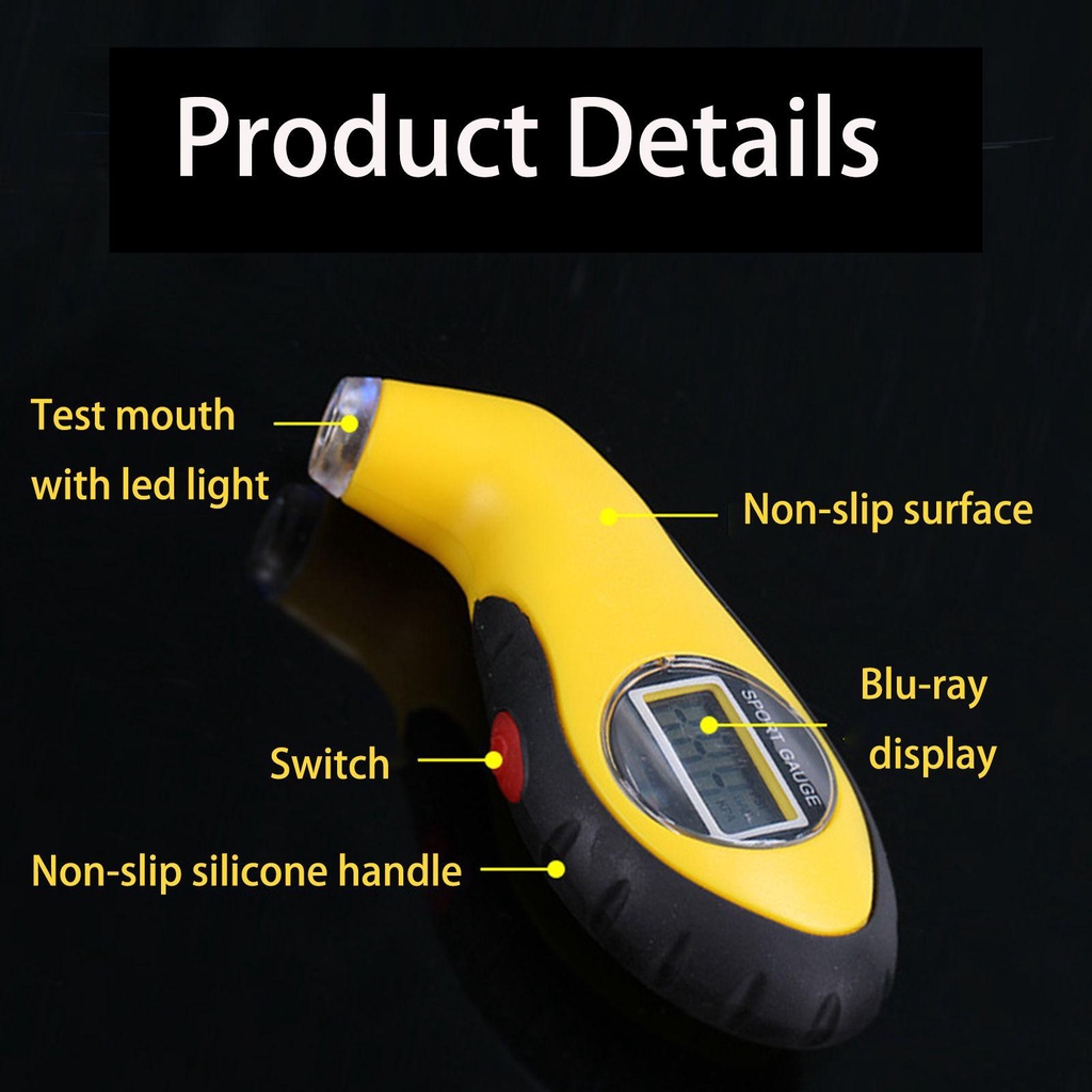 Populer Pneumatic Tester Barometer Motor Electronic Pressure Test Gauge Monitor System