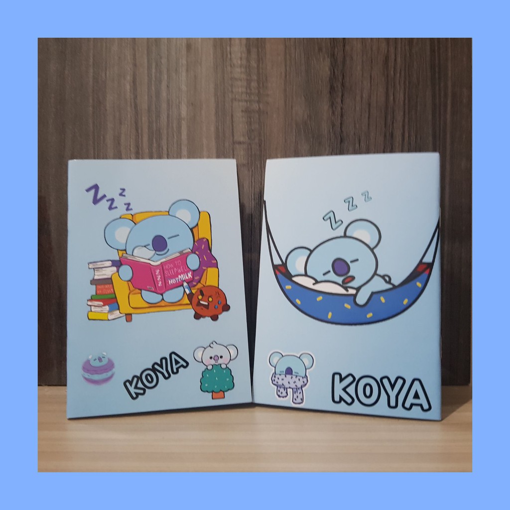 

KPOP MERCH- BT21 MERCH - BT21 KOYA NOTE BOOK / BUKU NOTES BT21 / BUKU MINI / BUKU CATATAN / NOTEBOOK
