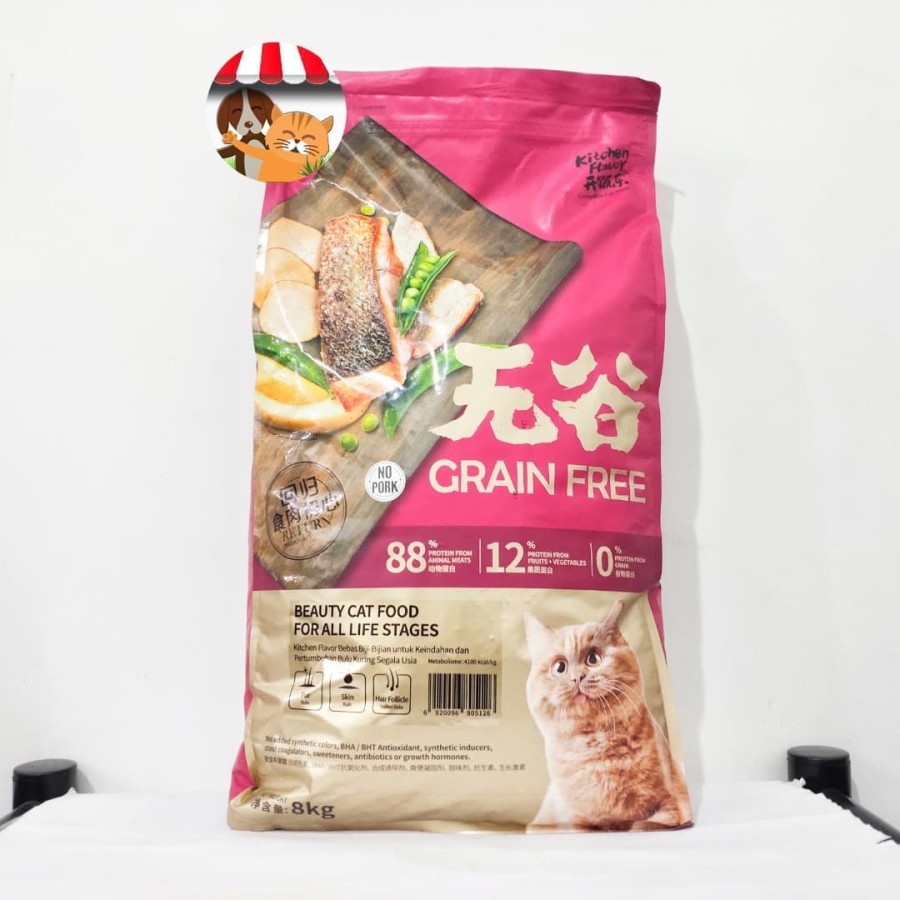 Kitchen Flavor Beauty All Stages 500gr Repack Makanan Kucing