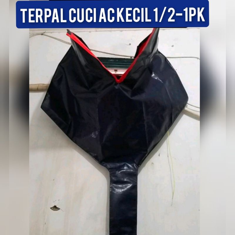 terpal plastik cuci ac/cover cuci ac 1/2pk-1pk
