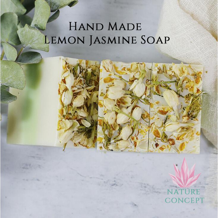 Sabun Cuci Muka Unik Organic Lemon Jasmine Soap Handmade soap