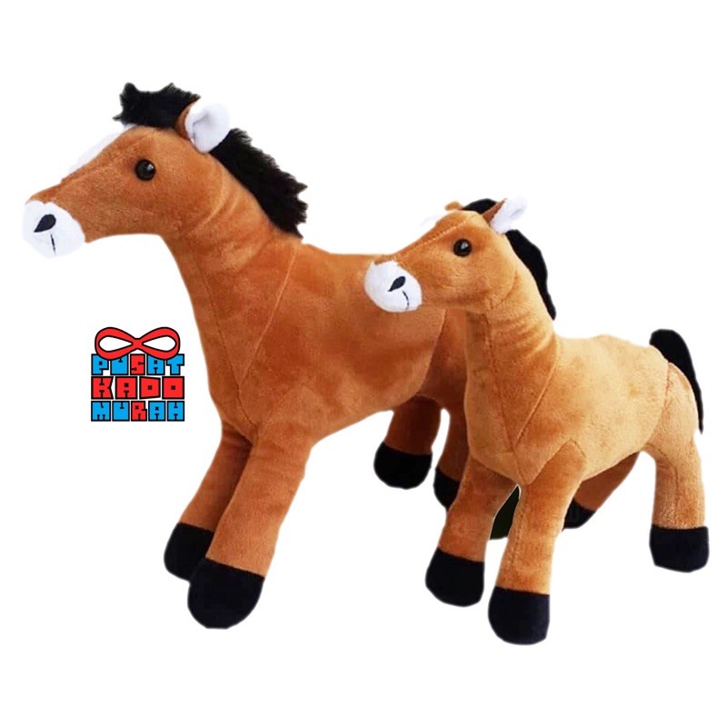 Boneka Kuda / Horse Medium dan Large - Pusat Kado Murah