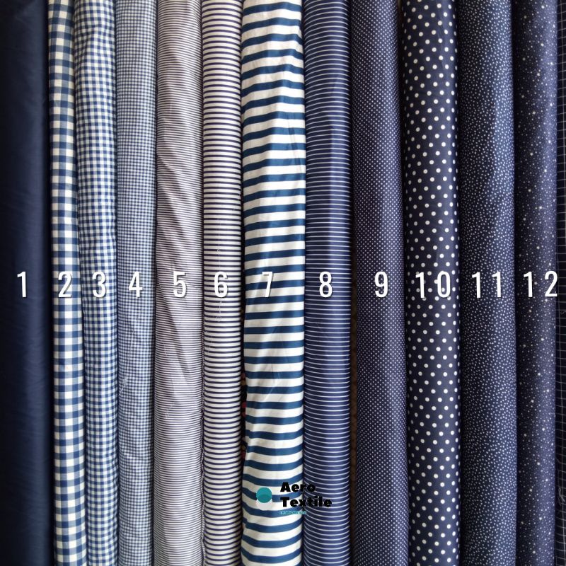 [Series Navy] Kain katun jepang by TOKAI SENKO / Japan Design