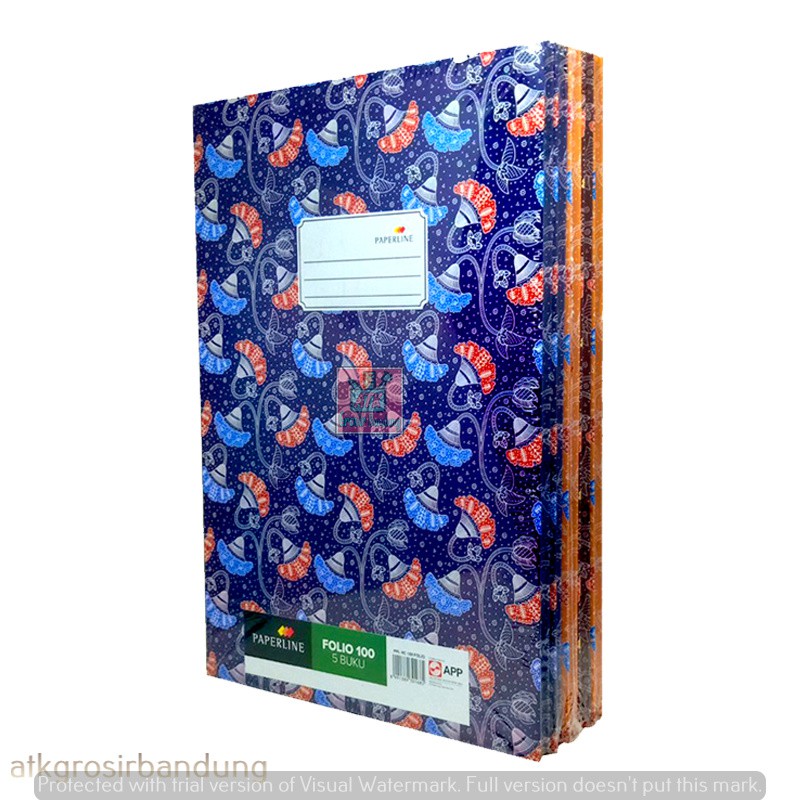 

Buku Folio PaperLine 100 Lembar Hard Cover Sampul Tebal