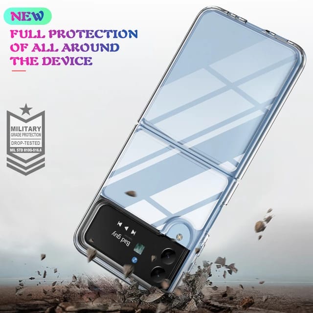 CASE SAMSUNG GALAXY Z FLIP 4 5G FLIP 3 CRYSTAL CLEAR TRANSPARENT