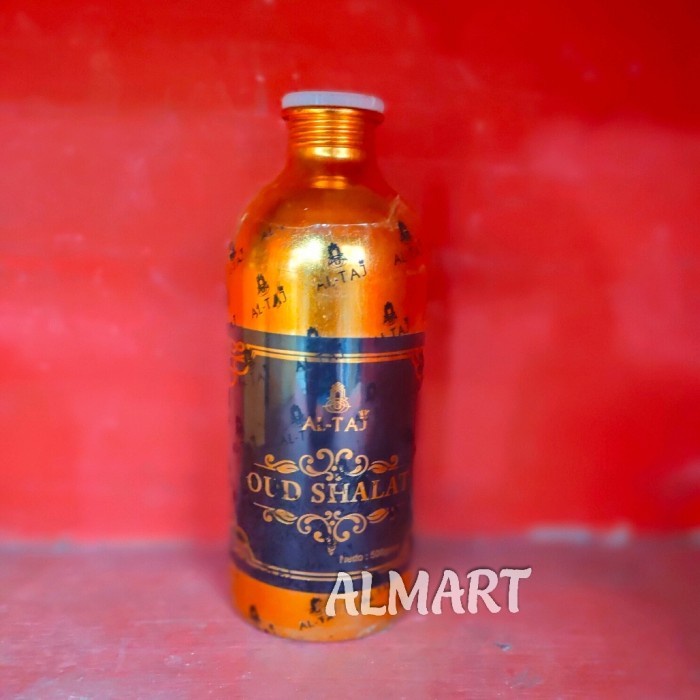 oud shalat bibit biang parfum altaj al taj makkah 100ml segel