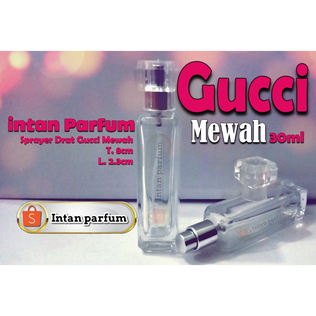 Botol gucciii kosong  kaca reffil parfum drat 30ml terbaru murah unik