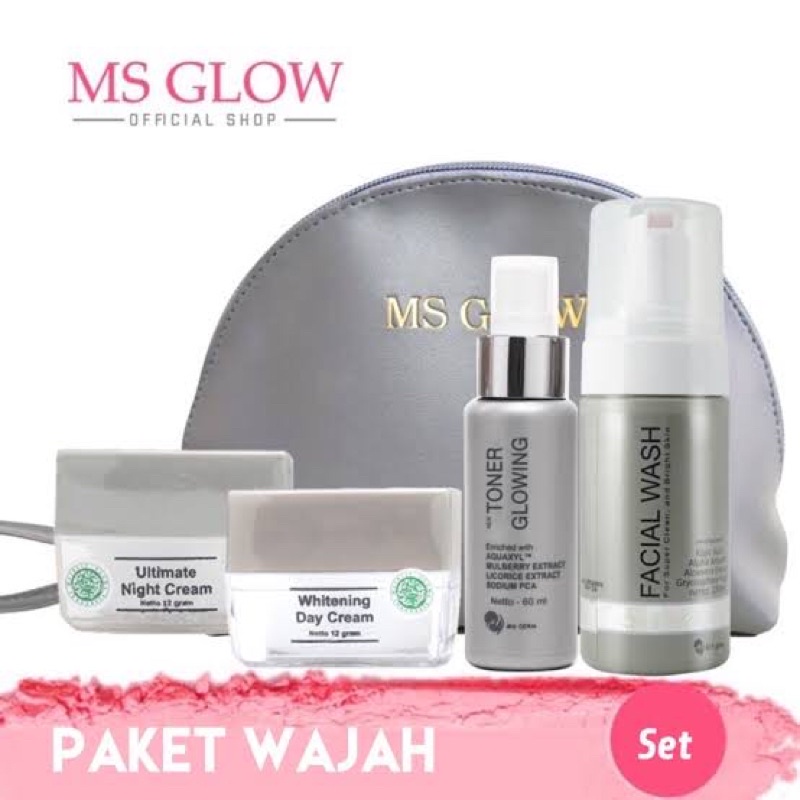 Paket Ms glow original 100% (garansi uang kembali jika palsu)