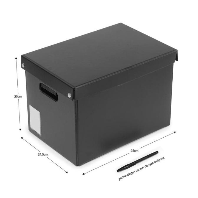 

BISA COD Bantex Easy Box L Black #8920 10 PROMOKode 2576