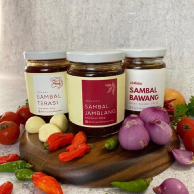 

Sambal trio pack best seller!