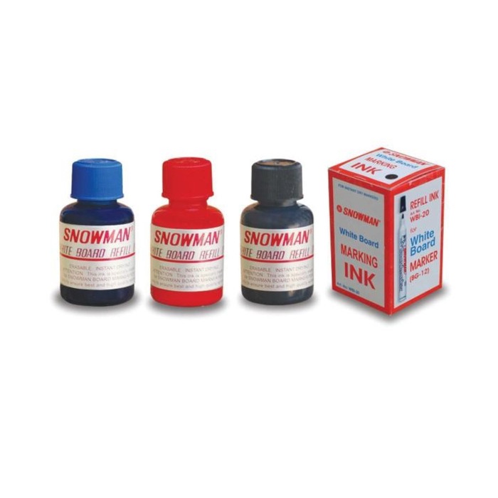 

Segera Miliki Isi Spidol Whiteboard Marker Ink Snowman Wib-20 Bagus