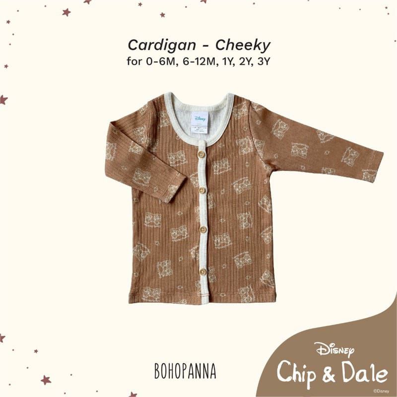 Bohopanna Cardigan Boy Disney Chip &amp; Dale // Cardigan Motif Anak Boy