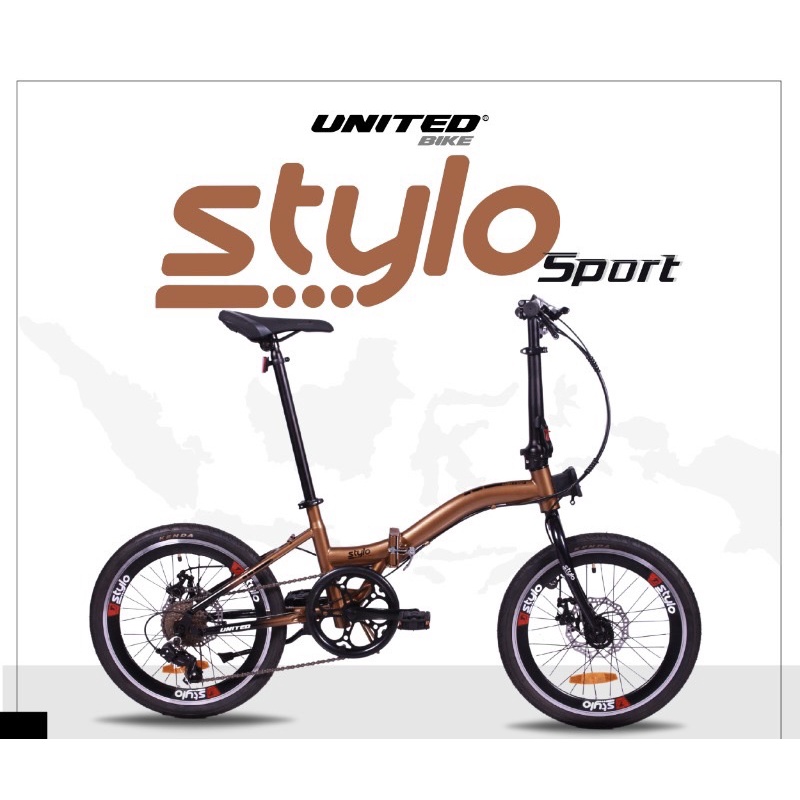 Sepeda Anak dan Dewasa Lipat United Stylo Sport 20