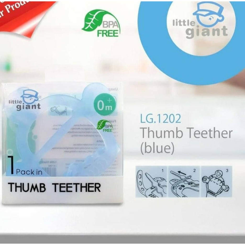 Little Giant Thumb Teether LG1202 / Mainan Gigitan Bayi