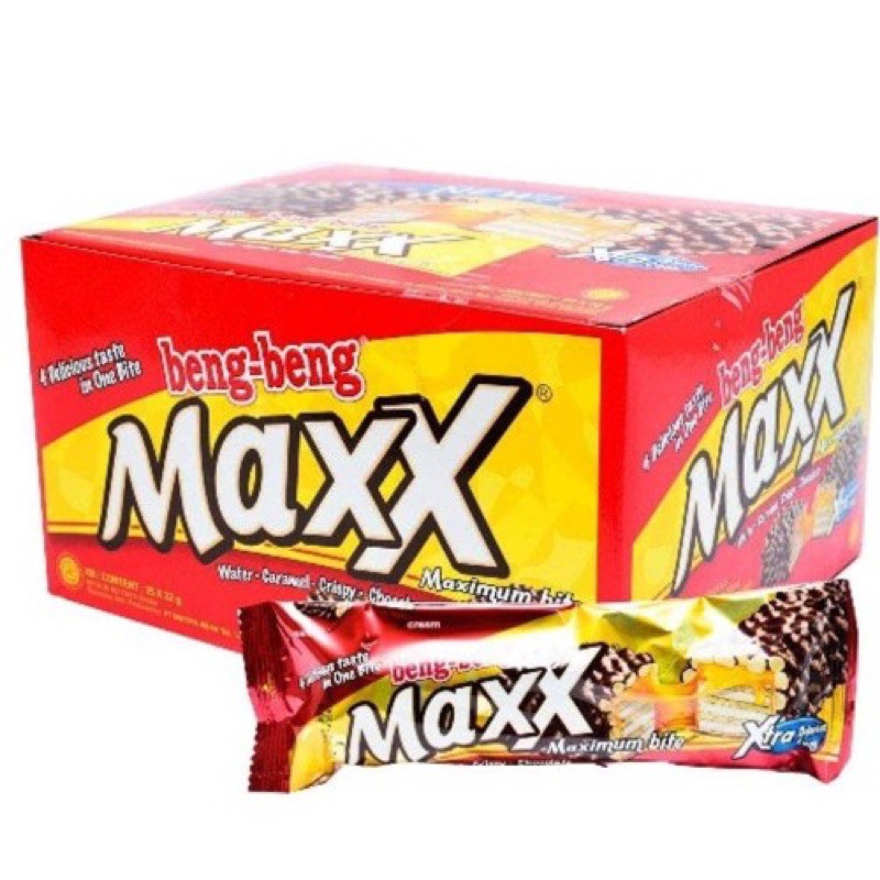 

BISKUIT COKLAT BENG BENG MAXX SATUAN 32 GR