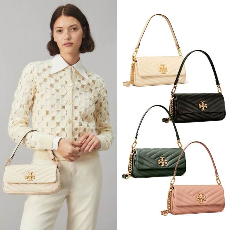 Tory Burch 85229 Kira Chevron Small Flap Shoulder Bag