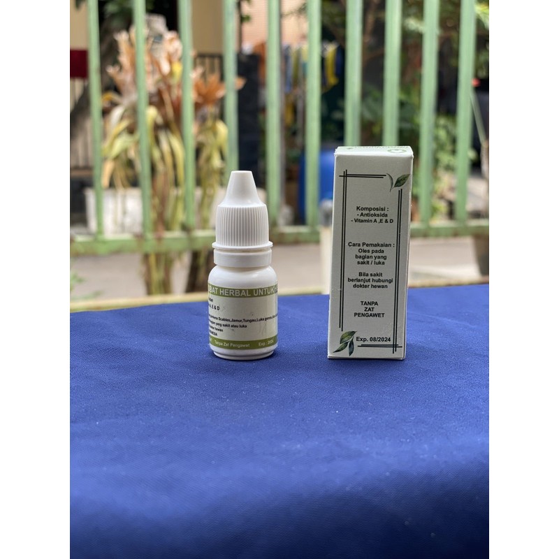 Obat Herbal untuk Kucing, Anjing dan Kelinci 10ml
