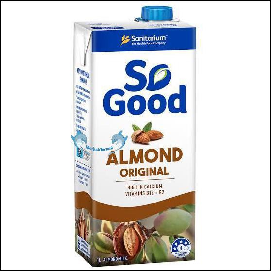 

SO GOOD ALMOND MILK ORIGINAL SANITARIUM 1 LITER / SUSU ALMON SEHAT
