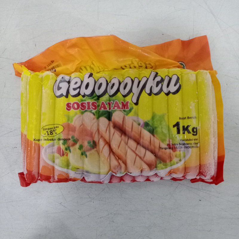 

Gebooyku Sosis Ayam 1kg