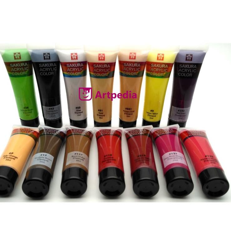 

Jajanan THR.. HARGA GROSIR !! CAT AKRILIK SAKURA 20ML - ACRYLIC COLOUR - TERSEDIA 57 WARNA - TERLARI